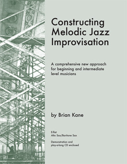 Constructing Melodic Jazz Improvisation book for E Flat