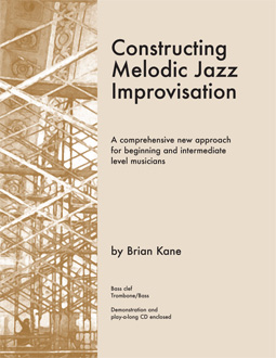 Constructing Melodic Jazz Improvisation book for Bass