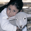 Girl with sheep